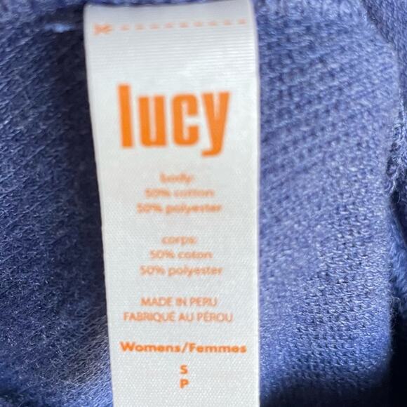 Lucy Blue Lean and Mean Cinch Pullover
Funnel Neck Sweatshirt Size Small - Picture 9 of 9